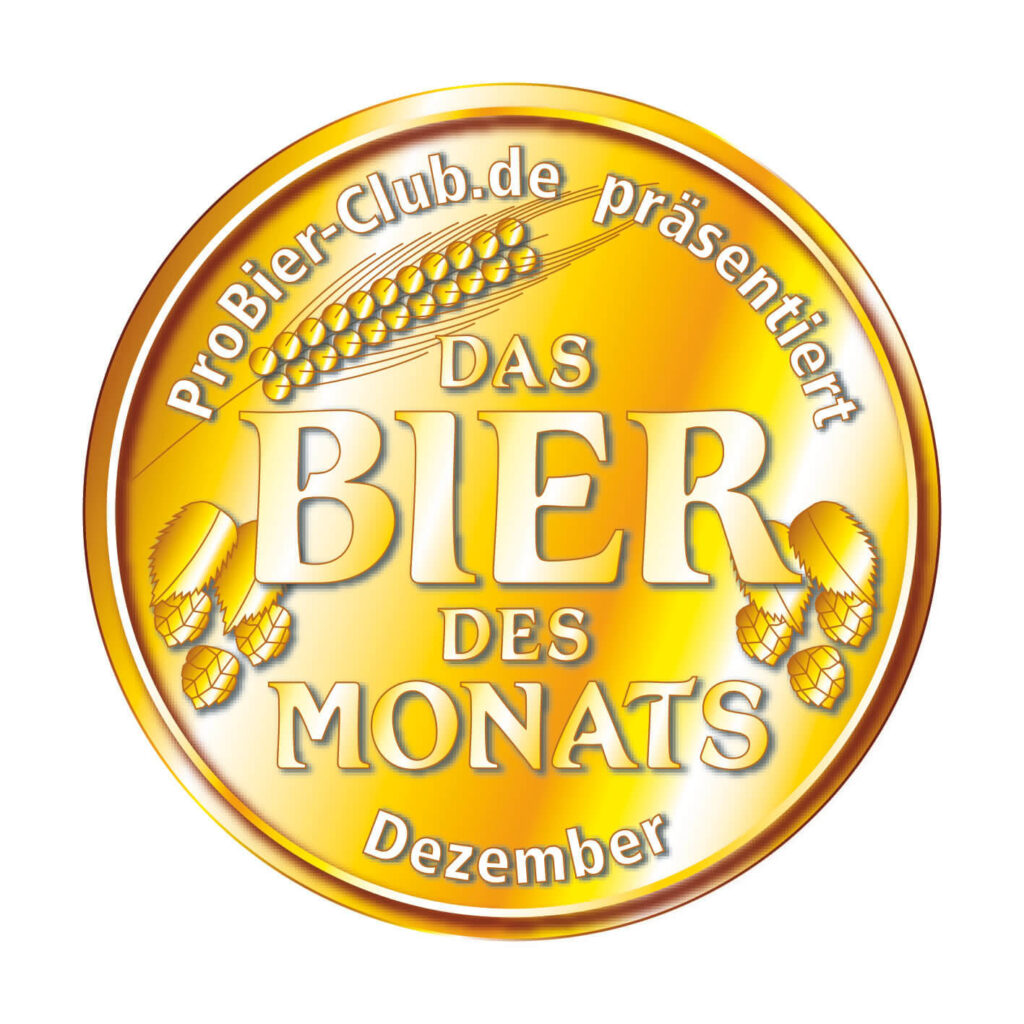 Medaille des ProBier Clubs für das Bier des Monats